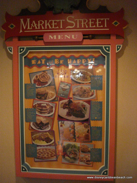 Market Street Menu