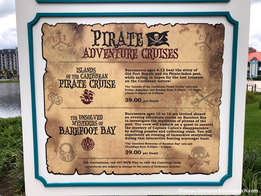 Pirate Map 2019 Caribbean Beach Resort Fan Site - 